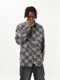 Vintage Plaid Long Sleeved Shirt