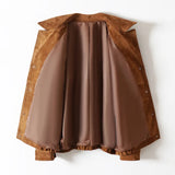 Luxurious Real Leather Suede Oversized Jacket