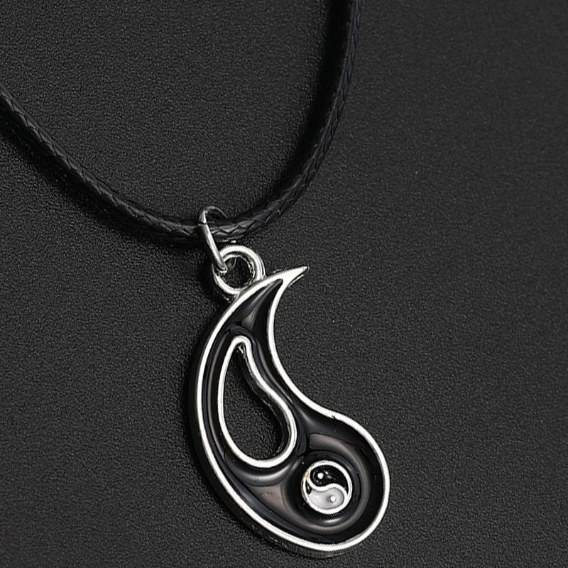 Yin-Yang Puzzle Pendant Necklace
