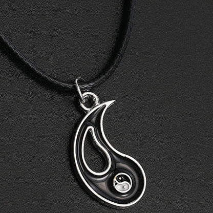 Yin-Yang Puzzle Pendant Necklace
