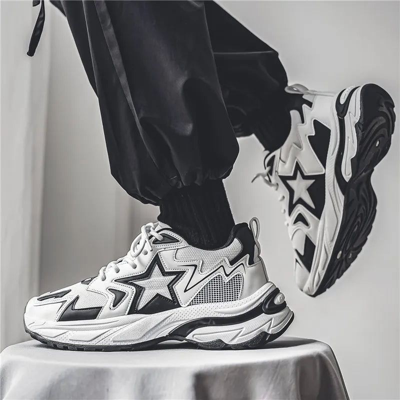 Vintage Stars Platform Sneakers