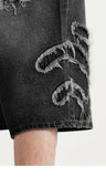 Denim Patchwork Jorts