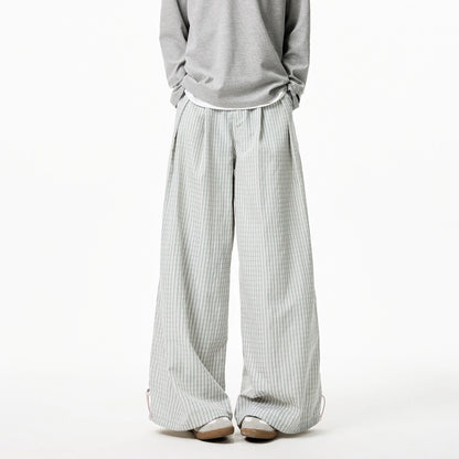 Striped Wide Leg Summer Trousers Pants