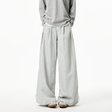 Striped Wide Leg Summer Trousers Pants