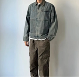 Premium Big Pocket Tooling Denim Jacket