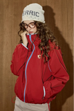 Comfortable Hooded Sporty Windbreaker Jacket