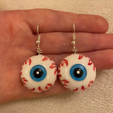 Quirky Gothic Eyeball Resin Earring