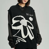 Chic Jacquard Knitted Casual Sweater