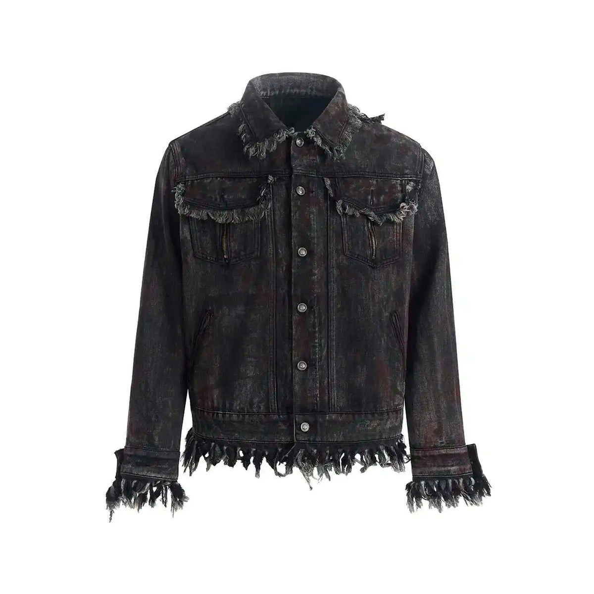 Premium with Raw Edge Denim Jacket