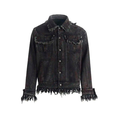 Premium with Raw Edge Denim Jacket