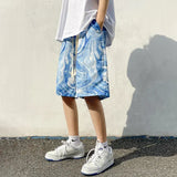 Streetweear Cool Comfort Vibrant Tie Dye Art Shorts