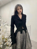 Gothic Whisper Asymmetrical Shirt