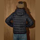 Ultra Warm Reversible Down Hooded Puffer Jacket