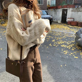 Flattering Casual Button Knit Cardigan