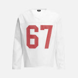 Y2K Contrast Paneled Mesh Long Sleeve T-Shirt