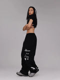 Graffiti Black Dance Casual Sweatpants
