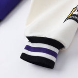 Splicing Short "All Star" Varsity Jacket