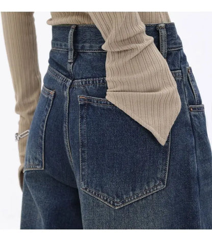 Retro Dark Washed Jeans