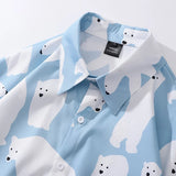 Oversized Loose Japanese Polar Bear Shirt