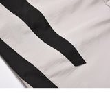 Y2K Striped Patchwork Joggers