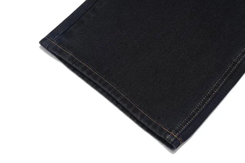 Knee Ripped Loose Jeans