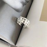 Wide Irregular Web Open Finger Ring