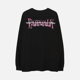 Gothic Dark Style Portrait Graphic Long-Sleeve T-Shirt