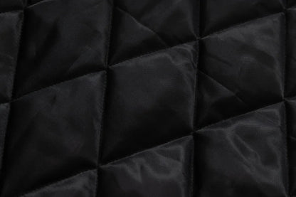 High Street Distressed Quilted Fur Hooded Jacket