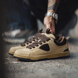Breathable Color Block Chunky Sole Sneakers
