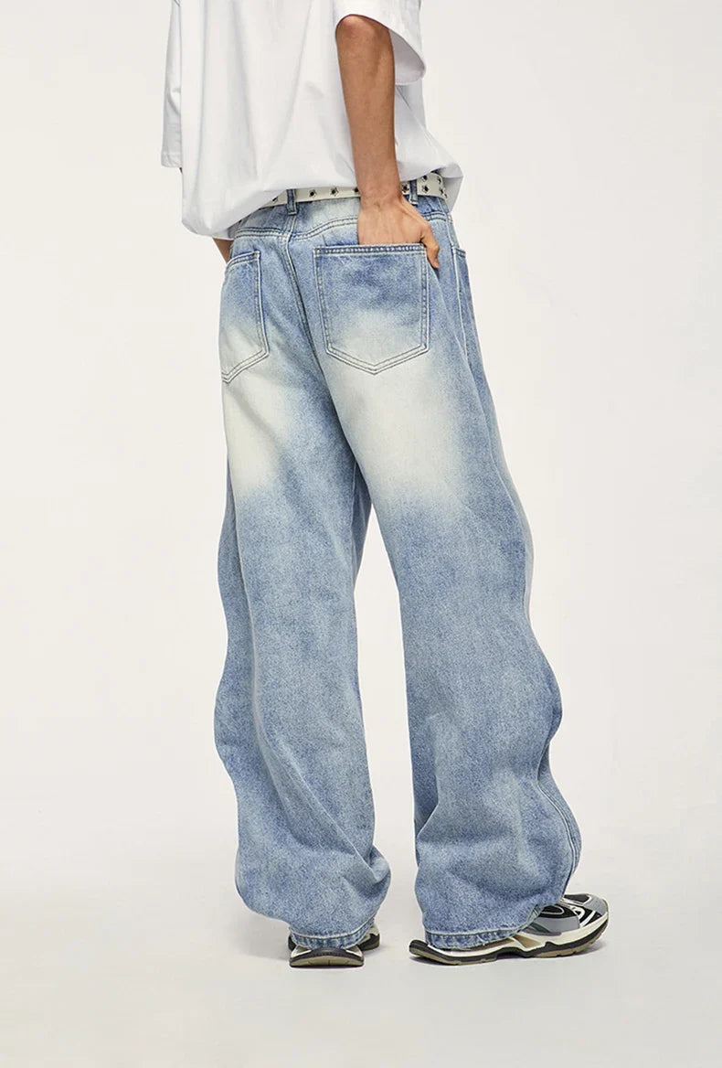 Baggy Washed Denim Jeans
