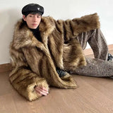 Winter Heavy Weight Cozy Imitation Fur Jacket