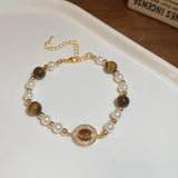 Luxurious for Holidays Imitation Pearl Bracelet