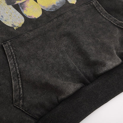 "Howling" Mushroom Graphic Hoodie