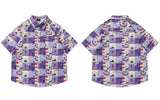 Y2K Trendy Hawaiian Graphic Printed Beach Shirt
