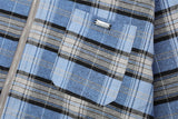 Striped Plaid Long Sleeve Hoodie