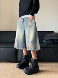 Washed Distressed Jorts