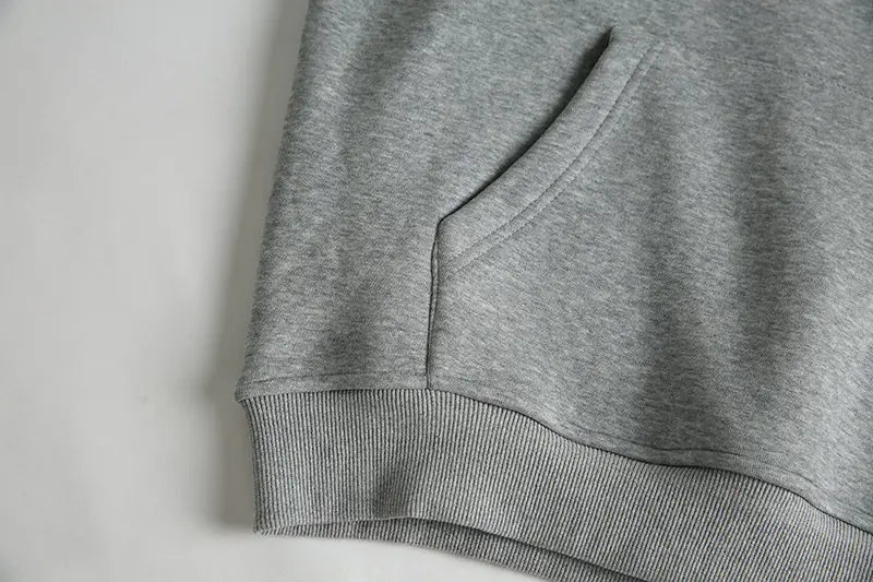 Warm Korean Fleece Oversized Hoodie