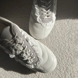 Chic Casual Floral Football Style Sneaker
