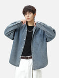 Vintage Washed Japanese Raw Denim Shirt