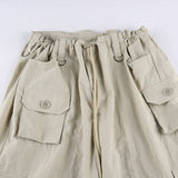 Patchwork Light Khaki Cargo Pants