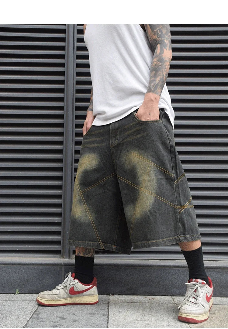Y2k Baggy Reverse Washed Jorts