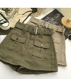 Mini Cargo Skirt With Belt
