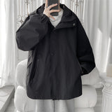 Hooded Windbreaker Loose Jacket