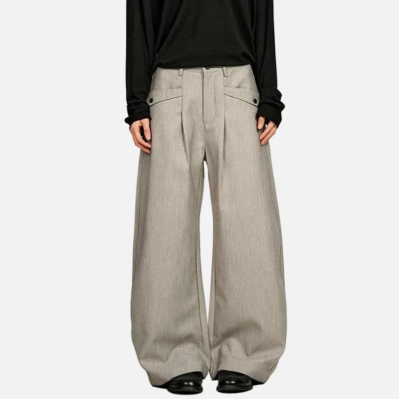 Old Money Style Double Pleat Pants