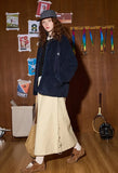 Y2K Stylish Embroidered Patchwork Furr Jacket