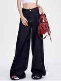 Premium Streetwear High Waist Wide Leg Jeans