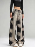 Denim Game Strong American Style Wide Leg Jeans
