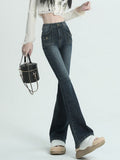 Y2K Denim Vintage Flare High Waist Jeans