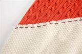 Elevated Cozy Color Block Patchwork Knit Sweater