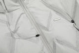 Premium Rhombus Plaid Hooded Windbreaker Jacket